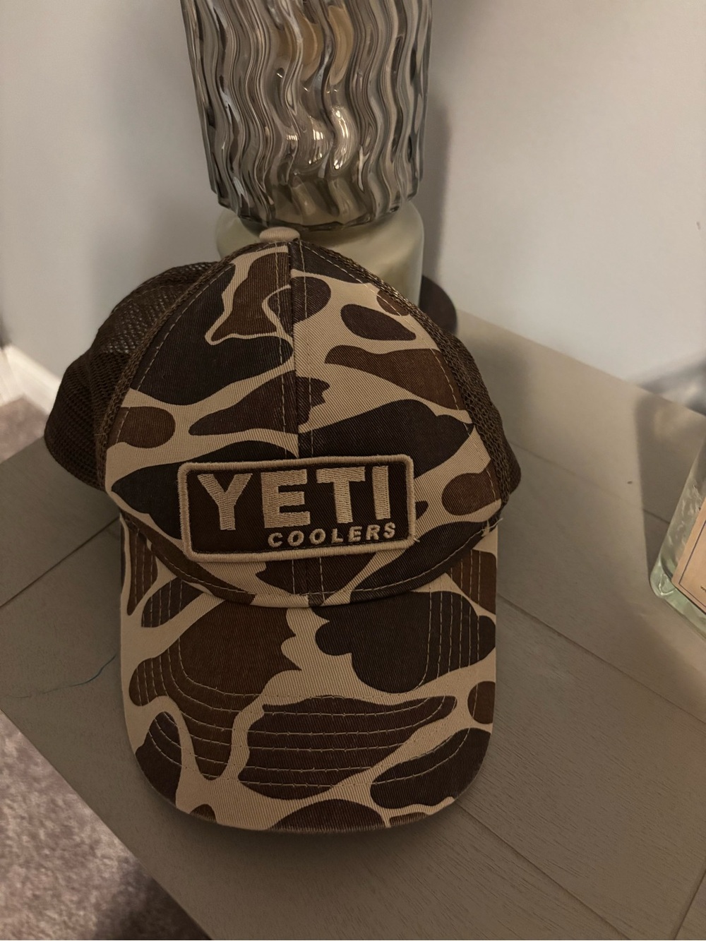 Yeti Men's Brown Camo Trucker Hat